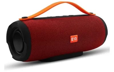 Enceinte Bluetooth Portable Mini Rouge - Son Stéréo Puissant et Autonomie Longue