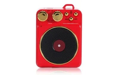 Mini Enceinte Bluetooth Rétro Phonographe Ultra Portable Autonomie 6H Son HD YON