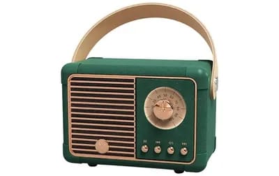 Mini Enceinte Bluetooth Portable HIFI Rétro Avec Fonction Mains-Libres Et Lectur