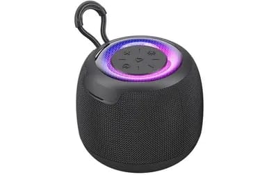 Mini Enceinte Bluetooth 5.3 TWS Portable Avec Lumières Ambiance Et Lanière YONIS