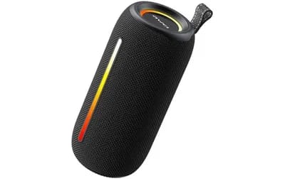 Enceinte Bluetooth Portable 10Wx2 Avec Lumière RGB, Étanche IPX6, Autonomie 8h Y