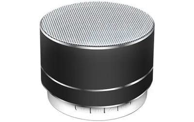 Enceinte Bluetooth Mini A10 Métal Son Puissant USB 3W Autonomie 10m Noir YONIS