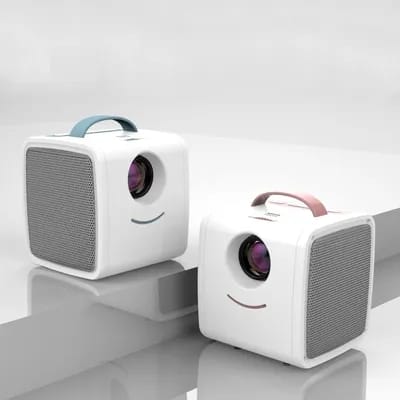 Mini Videoprojecteur Enfant 10w Hd 1080p 30 Lumens Hdmi Usb Sd Audio Bleu Yonis