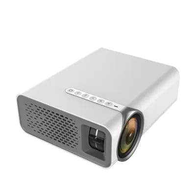Videoprojecteur Led Portable 1800lm Hdmi Usb Vga Home Cinema Multilingue Blanc Yonis