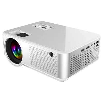 Videoprojecteur Led Hd 720p Smart Hdmi Usb Multimédia Lumineux Blanc Yonis