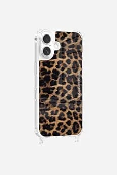 imprimée magsafe Leopard brun avec anneau iPhone 16