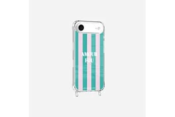 imprimée MagSafe Amour Fou avec anneau Rose pour iPhone Air