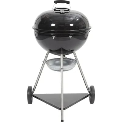 Barbecue à Charbon de Bois Kettle rond D58cm sur Roues HYBA