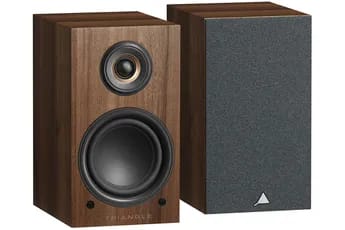 Enceinte connectée Hifi Triangle LN01A Chataignier vendues a la paire