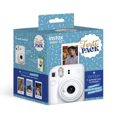 Appareil photo Instax Mini 12 BLANC FUJIFILM