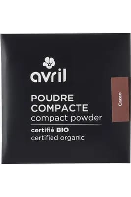 Poudre compacte bio - Cacao                                - Avril