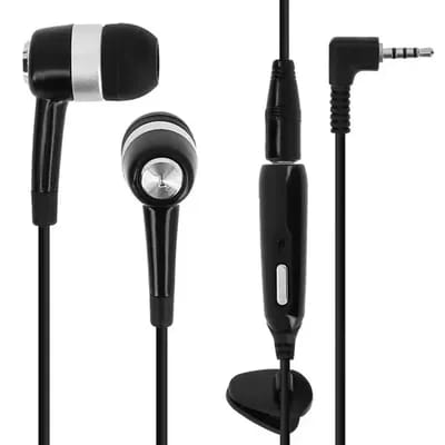 Ecouteurs Jack 2.5 Mm Kit Piéton / Adaptateur Micro - Noir