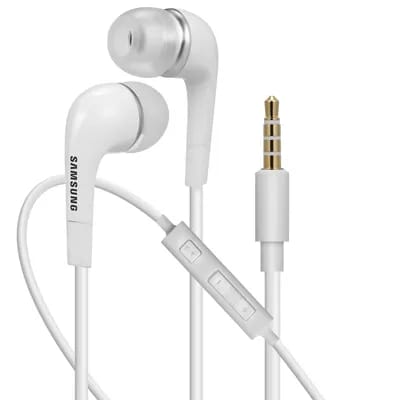 Écouteurs Jack 3.5mm Intra-auriculaires Kit Piéton Samsung Ehs64avfwe Blanc