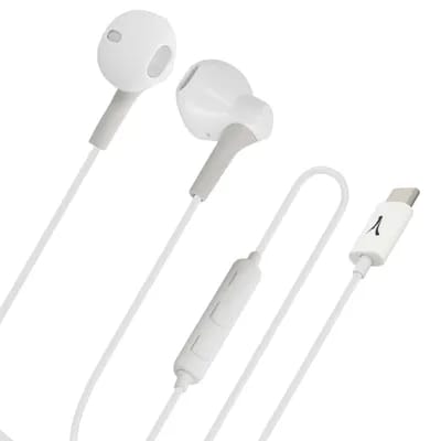 Écouteurs Filaires Usb-c Musique 1.2m Akashi Blanc