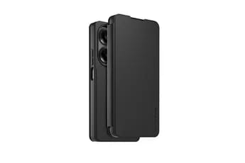 Coque et étui téléphone mobile Made For Xiaomi Etui folio noir avec dragonne amovible pour Redmi Note 13 Pro 4G