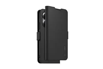 Coque et étui téléphone mobile Made For Xiaomi Etui folio premium avec stand video & dragonne amovible pour Redmi Note 13 Pro Plus 5G Noir
