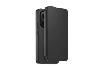 Folio noir + Dragonne pour Redmi 15C 4G