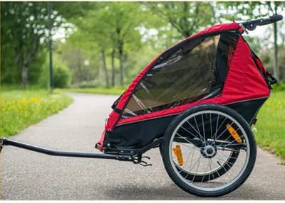 Remorque / poussette 2en1 fixation moyeu 2 roues enfant Optimiz L71Xl56Xh60