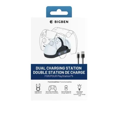 Double Station De Charge Pour Manette Dualsense Ps5 - Nacon