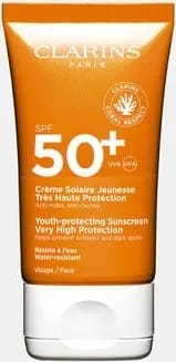 Crème Solaire Jeunesse Très Haute Protection Visage SPF 50+