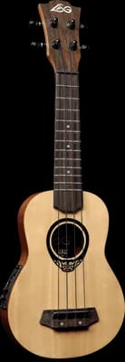 Lâg Tiki Uku - Ukulélé Slim Arched Back - Baby Soprano - Naturel
