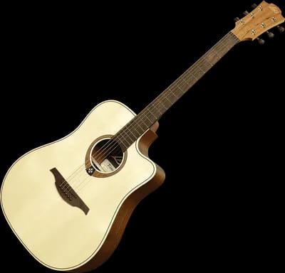 Lâg - T70dc - Guitare Acoustique - Tramontane Dreadnought À Pan Coupé - Naturelle