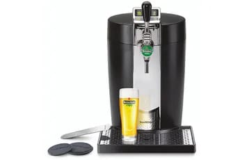 Pompe à bière Krups BEERTENDER NOIR METAL, Qualité professionnelle fût 5L YY2932FD