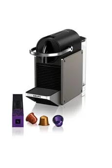 Cafetière à dosette ou capsule Krups Nespresso YY5290FD PIXIE Titane
