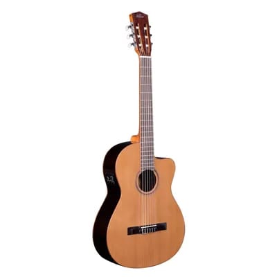 Guitare Classique Électro-acoustique - Gcs-201 - Naturelle - Shiver