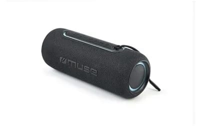 Muse Enceinte Portable Premium Bass Boost 20W Bluetooth A2DP IPX5 Noir