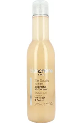 Gel douche naturel pêche & abricot                                - Blancrème