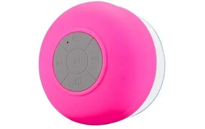 Enceinte Bluetooth Waterproof Kit Mains Libres Iphone Smartphone Tablette Rose Y