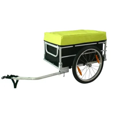 Remorque de vélo utilitaire avec housses avec roues 20 ‘’fixation axe de roue - montage rapide sans outil P2R
