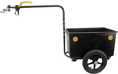 Remorque de vélo utilitaire maxitrailer avec roues fixation tige de selle 60 L Guilera