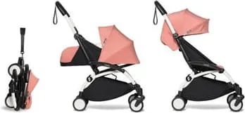 Poussette YOYO2 cadre blanc pack 0+ 2020 6+