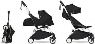 Poussette YOYO2 cadre blanc pack 0+ 2020 6+ et repose-pieds