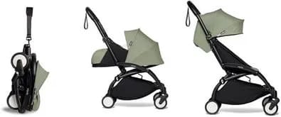 Poussette YOYO² 0+ 6+ Olive - cadre noir