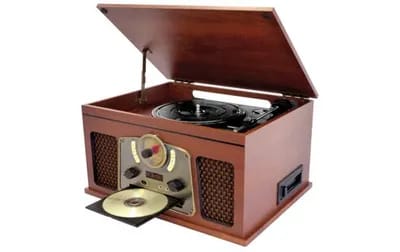 Chaîne Hifi Rétro multifonction en bois