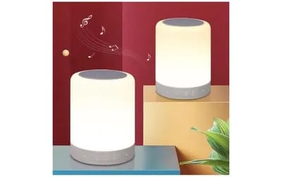 ENCEINTE PORTABLE LUMINEUSE BLUETOOTH GRIS - INOVALLEY - HP113L-BTH