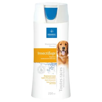 2x250mL Shampooing Demavicinsectifuge pour chien - Shampooing pour Chien