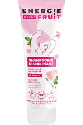 Shampoing disciplinant anti-frisottis au monoï rose et à l’huile d’Argan                                - Energie Fruit