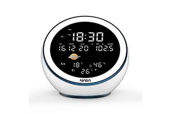 Radio-réveil Nasa WSP 1500WH Blanc