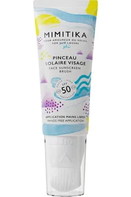 Soin visage solaire SPF50 format pinceau idéal ski                                - MIMITIKA