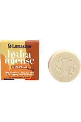 Shampoing solide cheveux secs Hydra Intense                                - Lamazuna
