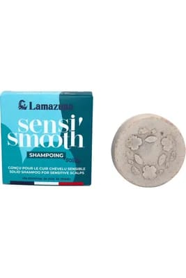 Shampoing solide pour le cuir chevelu sensible Sensi’ Smooth                                - Lamazuna