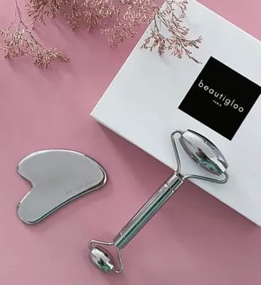 Duo Roller et Gua Sha - Outils de massage faciaux
