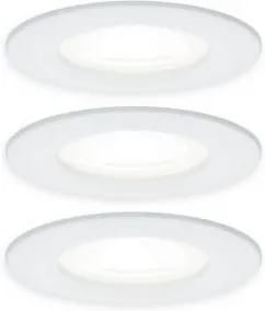 Kit 3 spots encastrables NOVA ronds fixes blanc