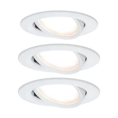 Paulmann Nova spot enc. LED par 3 inclinable blanc