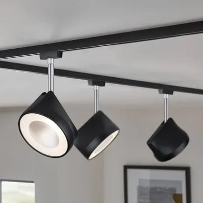 Paulmann URail spot Arena noir dimmable 2 700 K