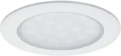 Kit de 2 spots LED de meuble à encastrer rond blanc dépoli 2 x 2,5W